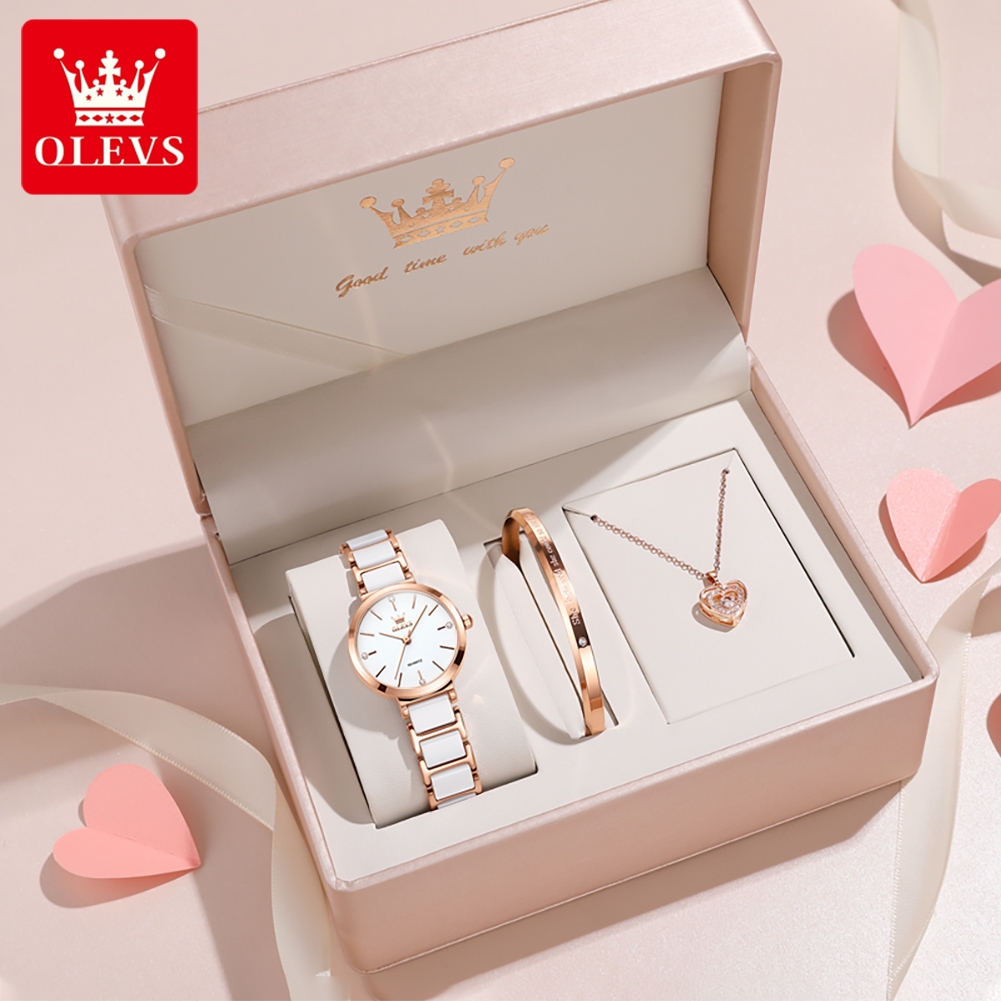Luxury Watch & Jewellery - OLEVS Women Watch 5877 Luxury Elegant