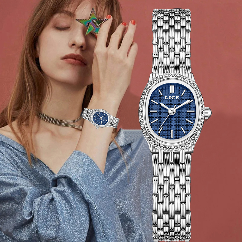 Luxury Watch & Jewellery - LIGE Fashion Luxury Quartz Woman Watch