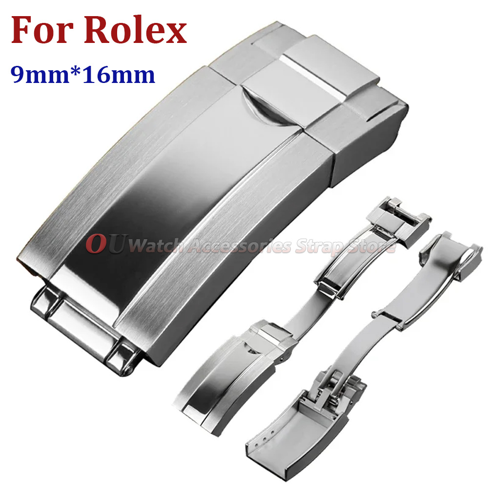 Luxury Watch Uk - 9mmx16mm Stainless Steel Deployment Clasp for
