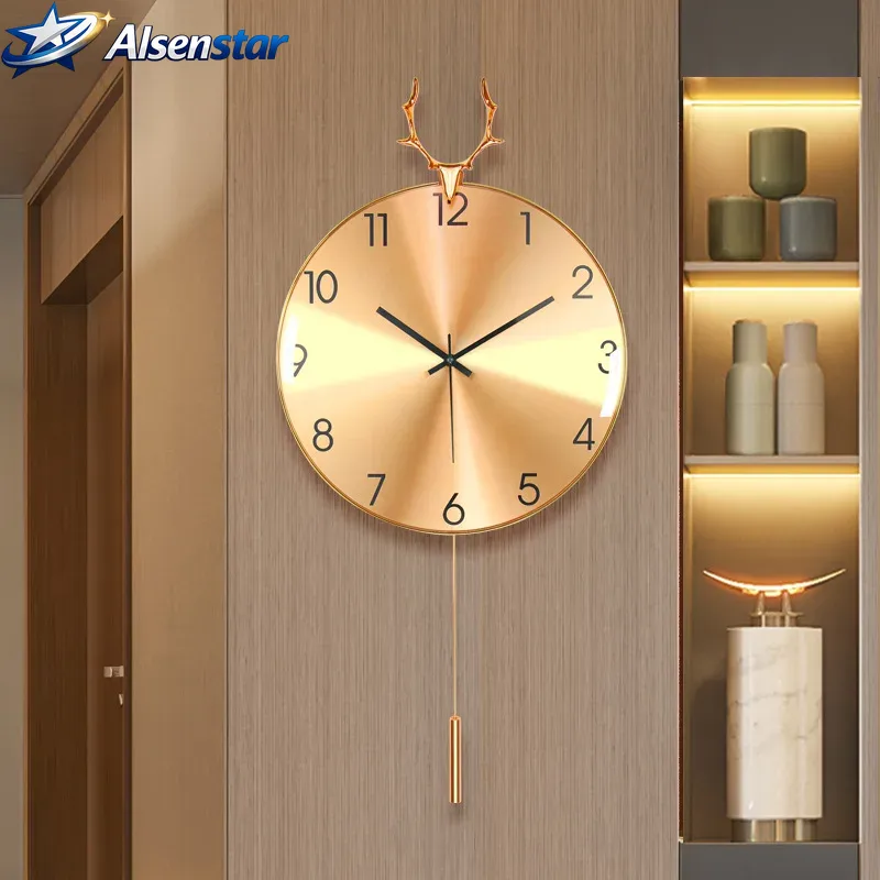 Nordic Luxury Wall Clock for H - Luxury Watch House 评论和价格