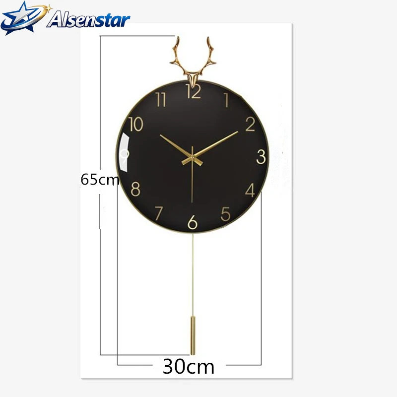 Nordic Luxury Wall Clock for H - Luxury Watch House 评论和价格