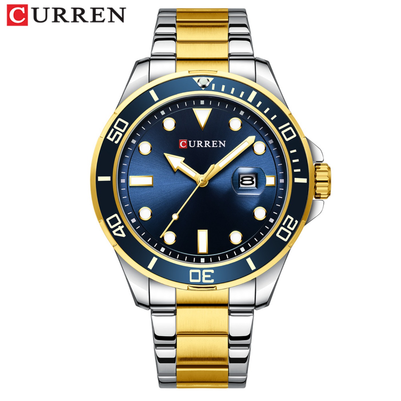 CURREN New Green Water Ghost S - Luxury Watch Brand 评论和价格