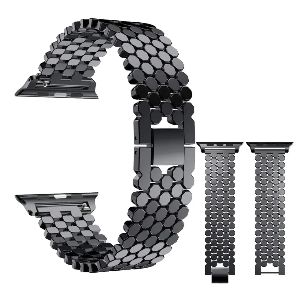 Stainless Steel Strap For Appl - Luxury Watch Apple Bands 评论和价格