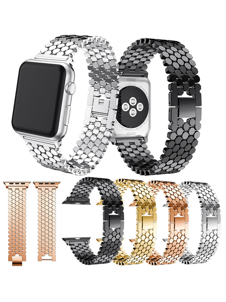 Stainless Steel Strap For Appl - Luxury Watch Apple Bands 评论和价格