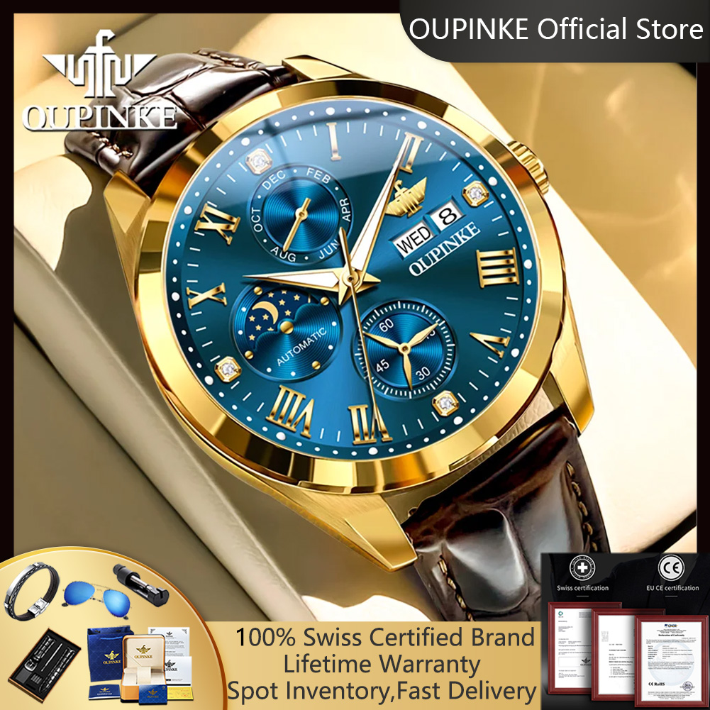 OUPINKE 3300 Chrono Automatic  - Luxury Watch Grade 评论和价格