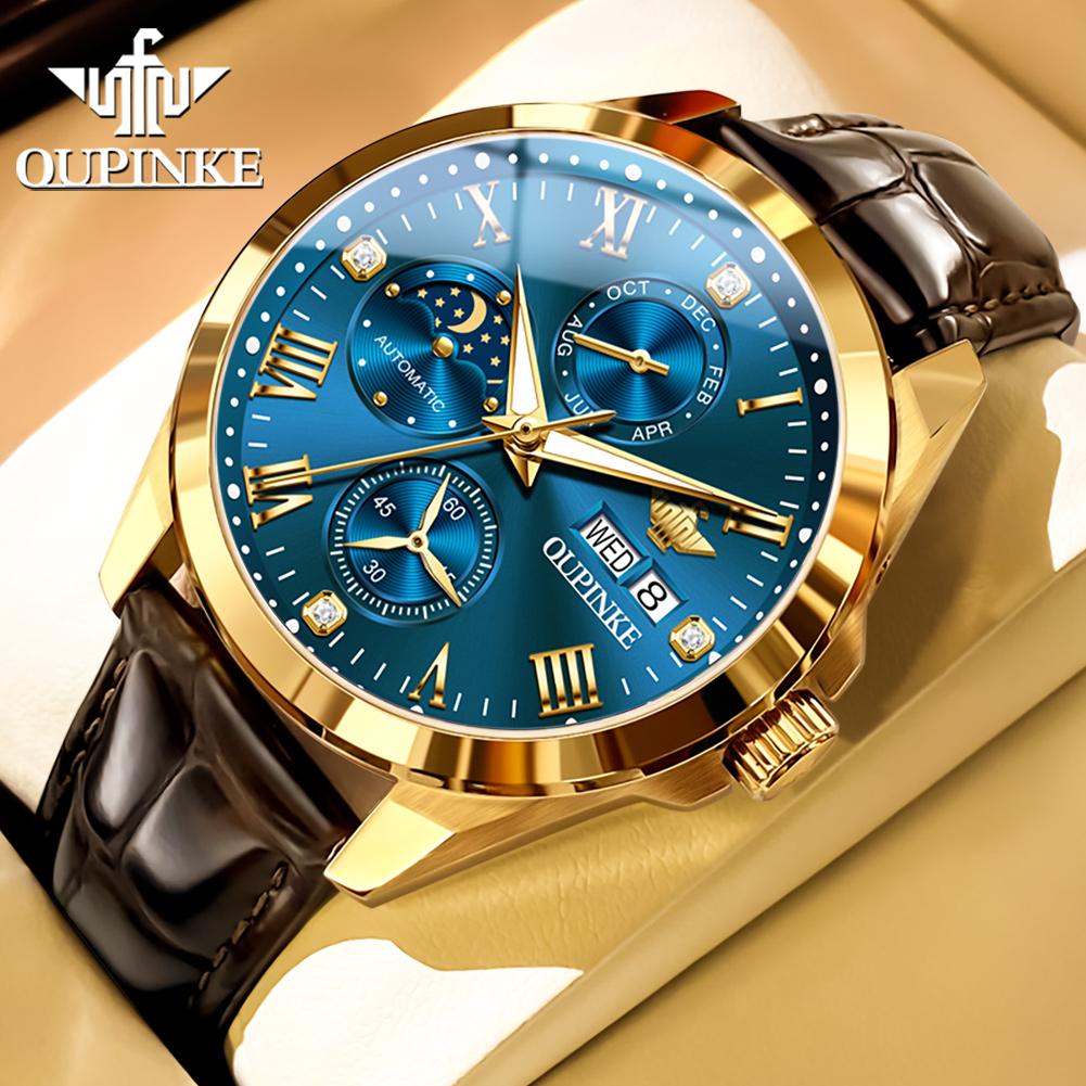 OUPINKE 3300 Chrono Automatic  - Luxury Watch Grade 评论和价格
