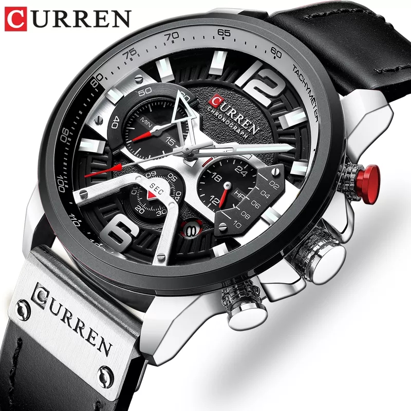 CURREN Brand New Fashion Date  - Luxury Watch Apple 评论和价格