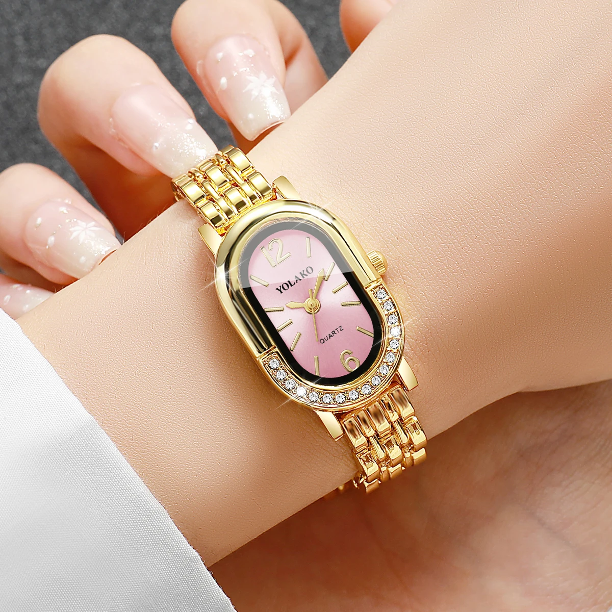 Luxury Rhinestone Women Quartz - Luxury Watch For Sale 评论和价格