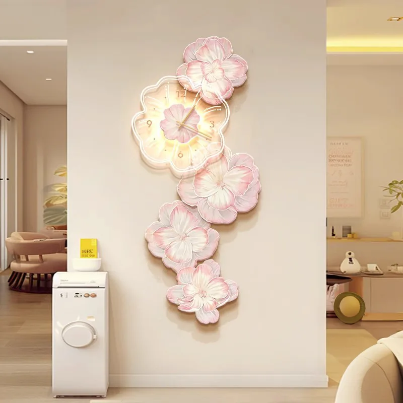 Pink Flower Light Luxury Wall  - Luxury Watch House 评论和价格