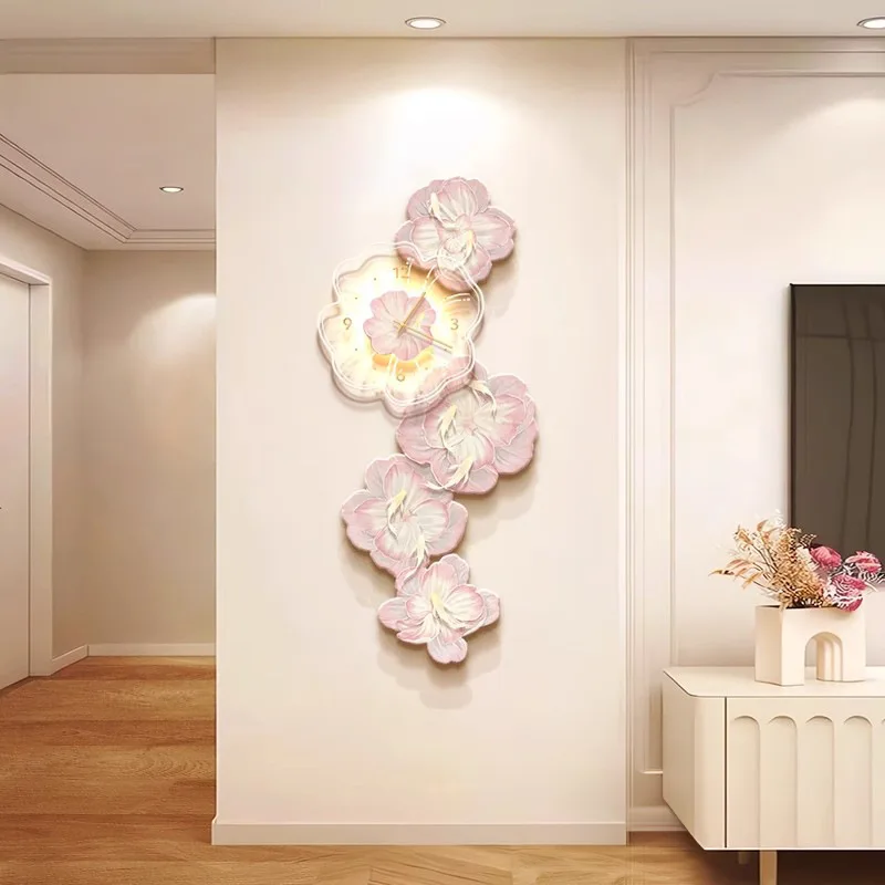 Pink Flower Light Luxury Wall  - Luxury Watch House 评论和价格