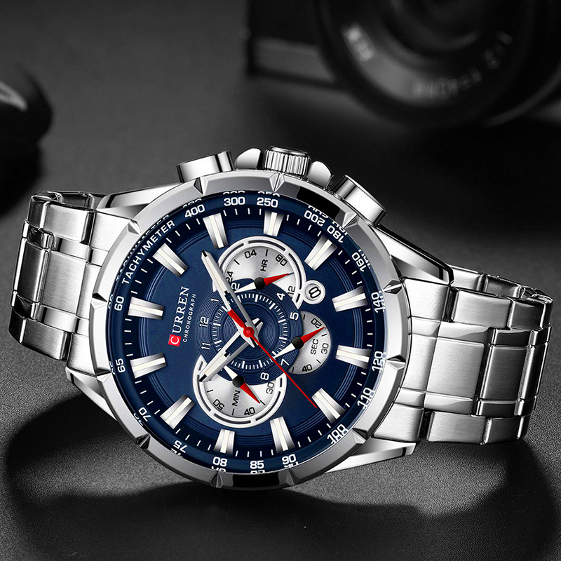 CURREN Wrist Watch Men Waterpr - Luxury Watch Apple 评论和价格