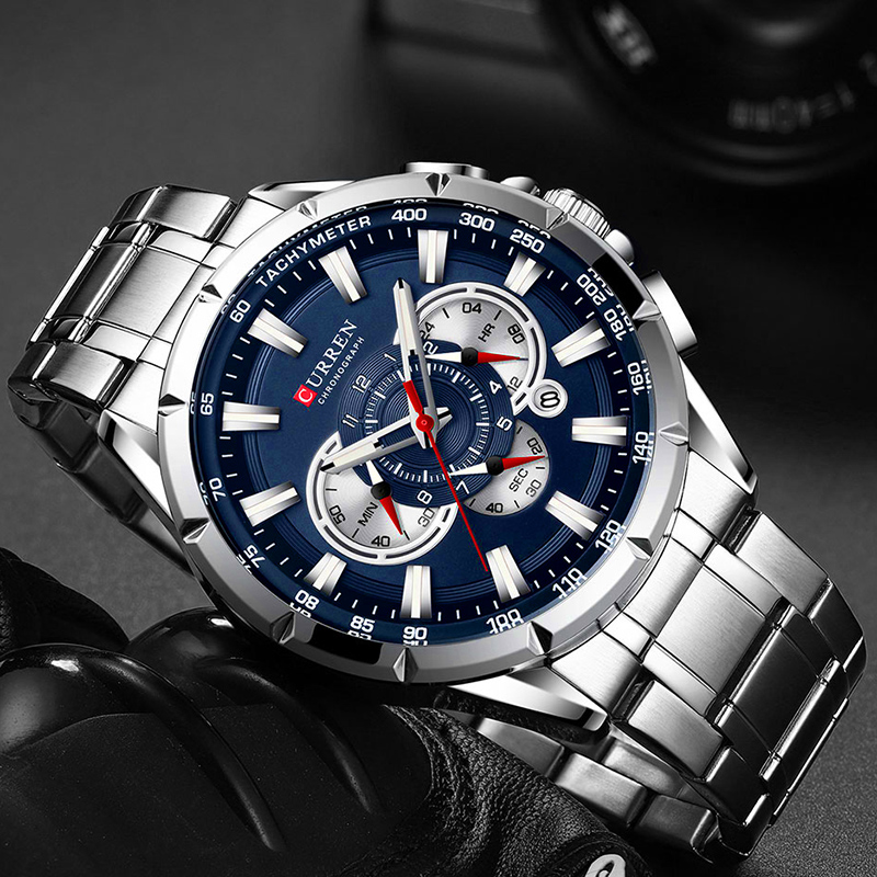 CURREN Wrist Watch Men Waterpr - Luxury Watch Apple 评论和价格