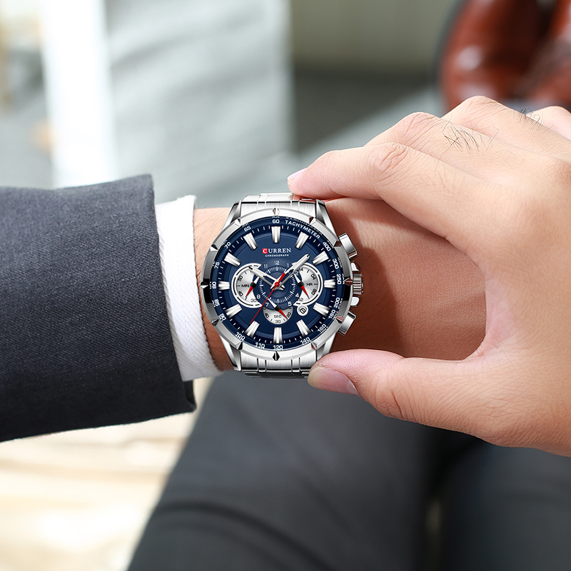 CURREN Wrist Watch Men Waterpr - Luxury Watch Apple 评论和价格