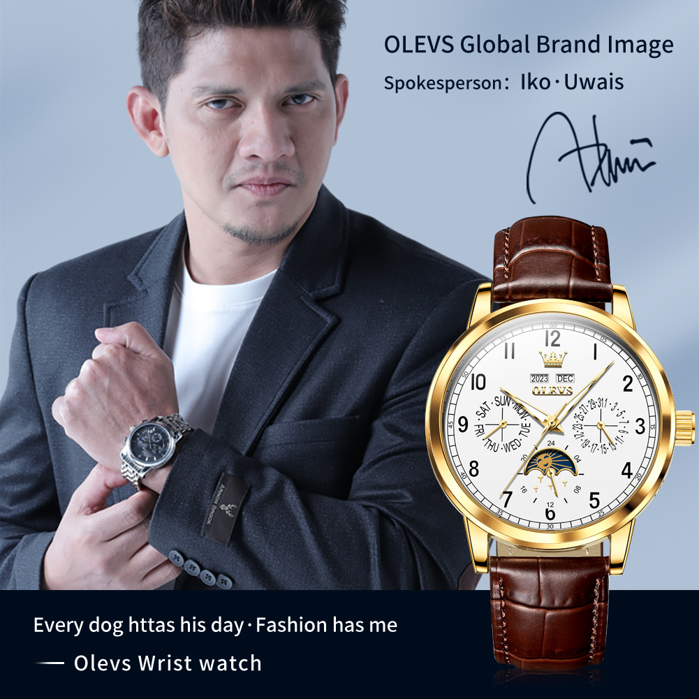 OLEVS 6698 Mens Watch Luxury D - Luxury Watch On Sale 评论和价格