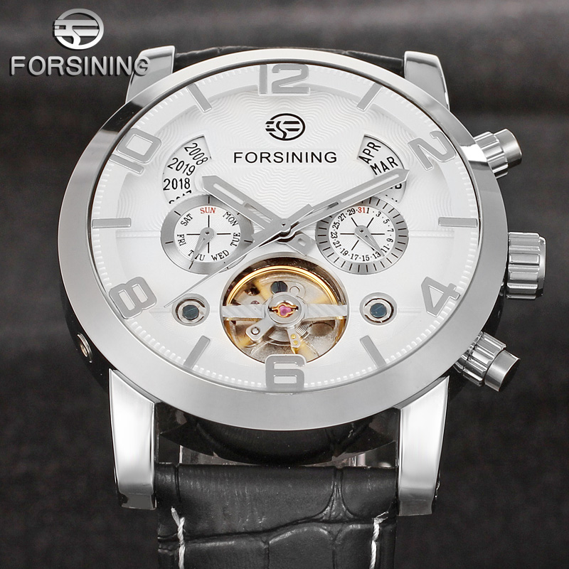 Forsining Fashion Mechanical M - Regulator Display Watch 评论和价格
