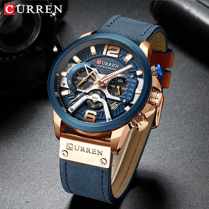 CURREN New Men's Casual Sports - Luxury Watch Apple 评论和价格