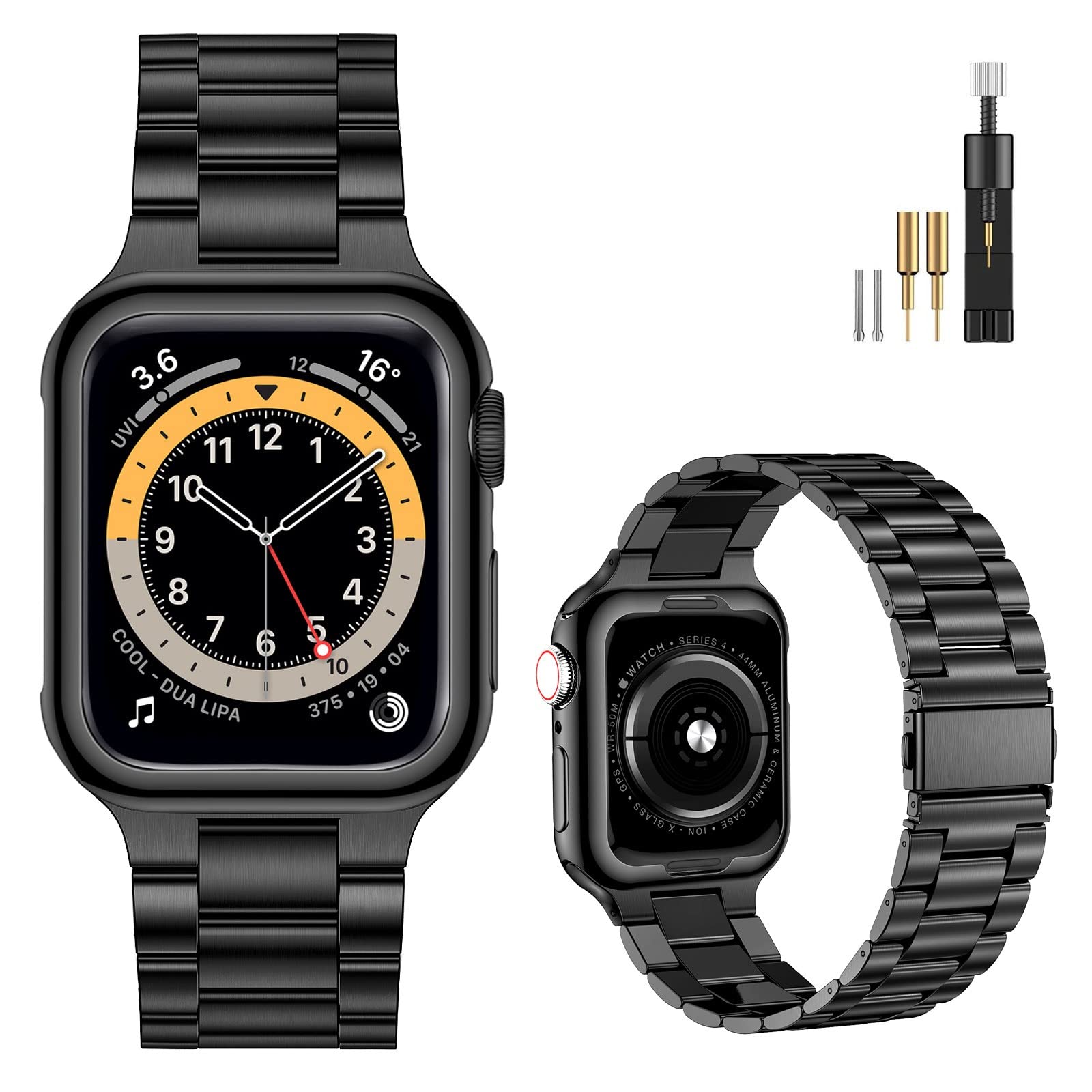 Stainless Steel Strap for Appl - Luxury Watch Apple Bands 评论和价格