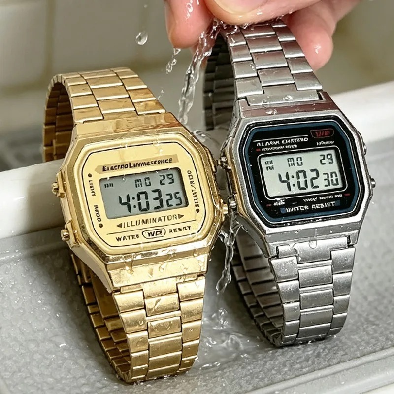 Luxury F91W Steel Band Watches - Luxury Watch Wallpaper 评论和价格