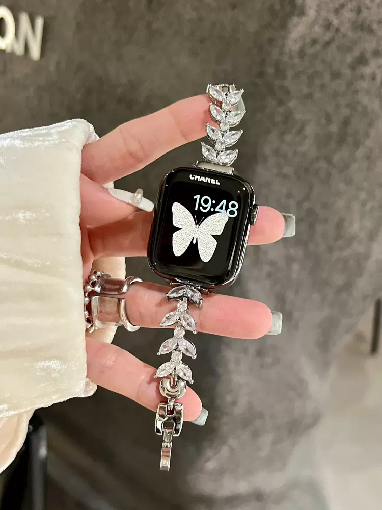 Luxury Diamond Strap For Apple - Luxury Watch Apple Bands 评论和价格