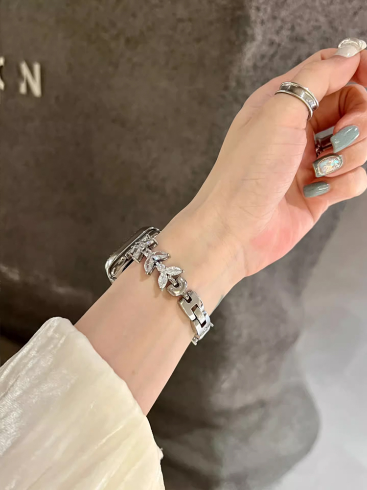Luxury Diamond Strap For Apple - Luxury Watch Apple Bands 评论和价格