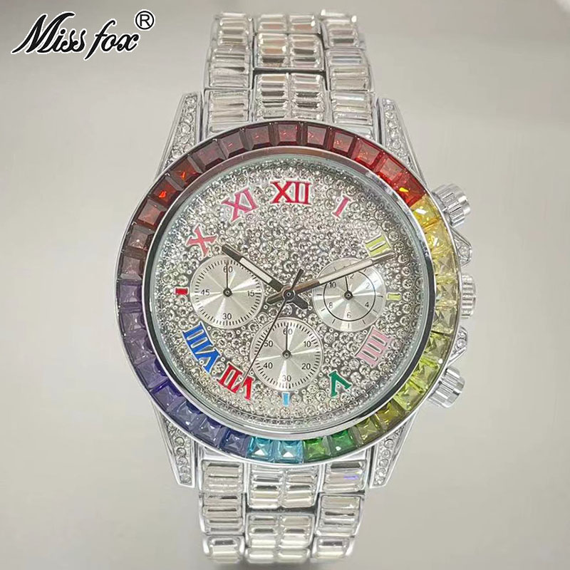 MISSFOX Luxury Iced Watch For  - Luxury Watch Investment 评论和价格