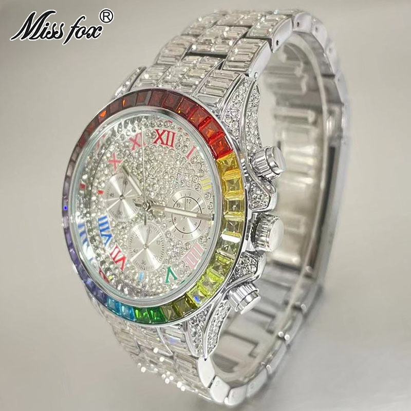 MISSFOX Luxury Iced Watch For  - Luxury Watch Investment 评论和价格