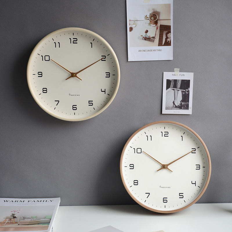 Nordic Solid Wood Wall Clock L - Luxury Watch Wall Clock 评论和价格