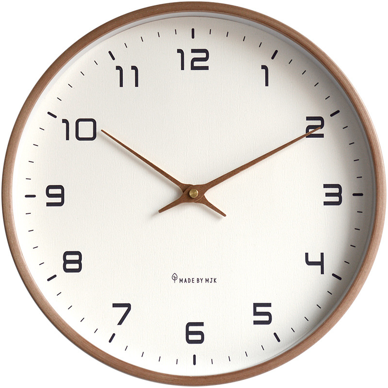 Nordic Solid Wood Wall Clock L - Luxury Watch Wall Clock 评论和价格