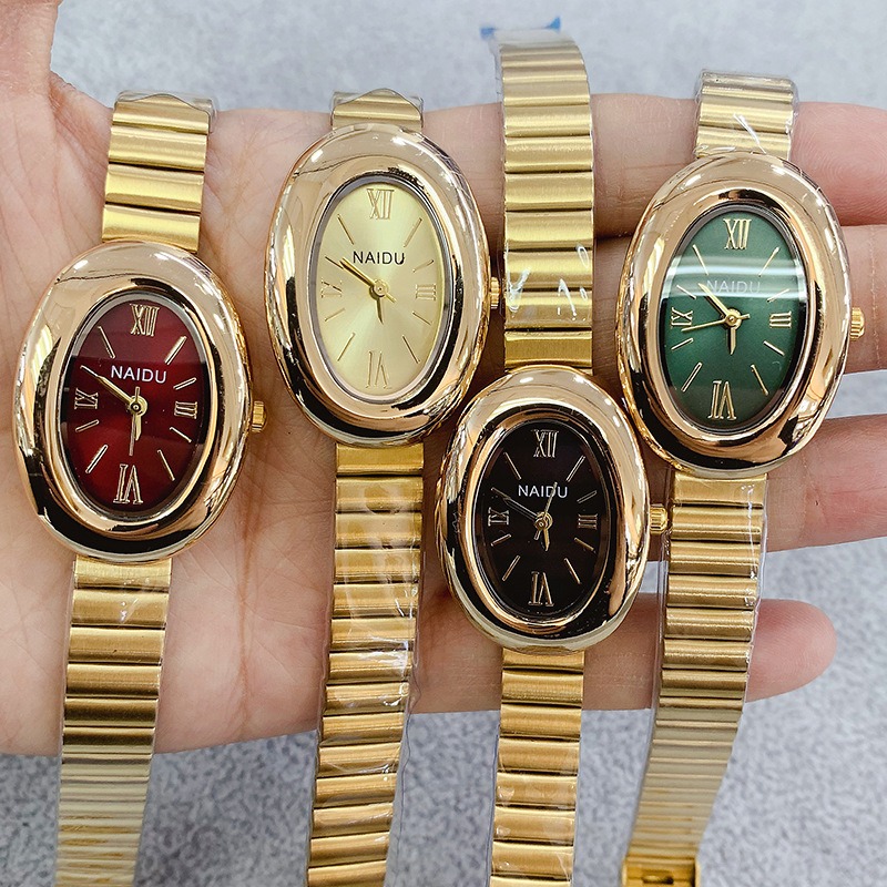 Luxury Brand Gold Oval Women Q - Luxury Watch For Sale 评论和价格