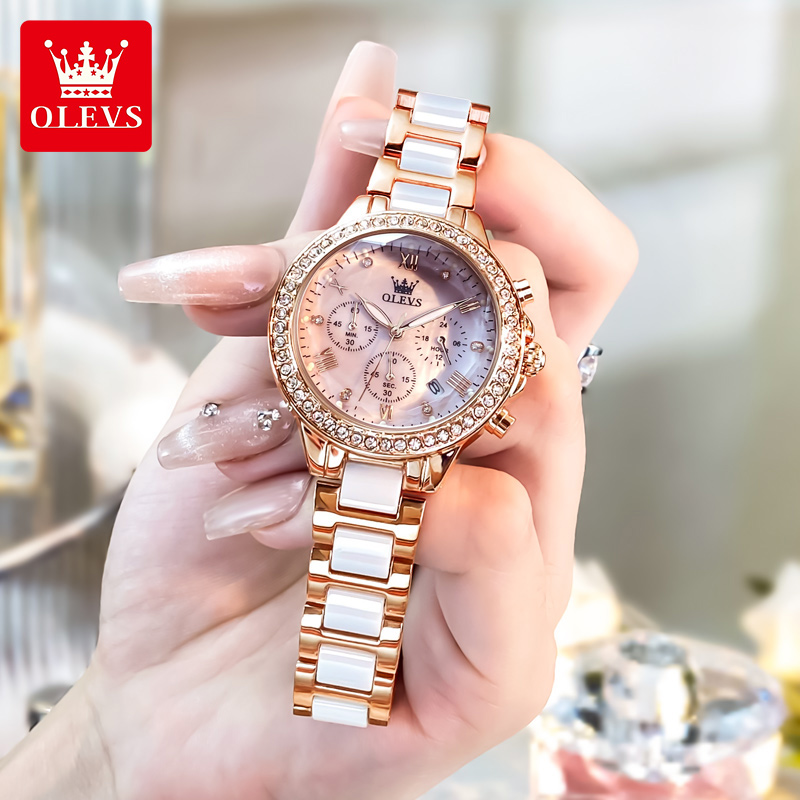 OLEVS 9999 Women Watch Brand O - Luxury Watch For Sale 评论和价格