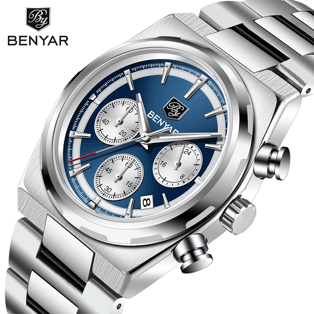 BENYAR 40MM Men's Multifunctio - Luxury Watch Second Hand 评论和价格
