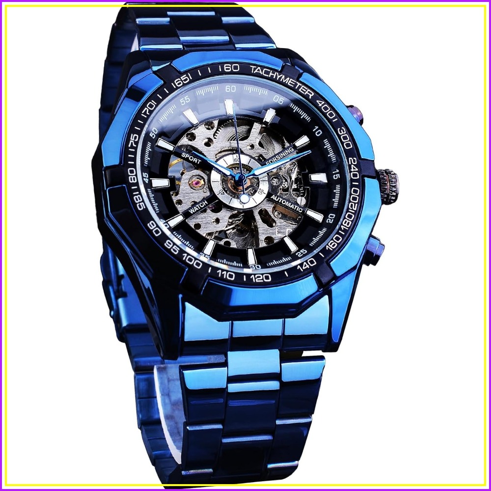 Men's Mechanical Watch Skeleto - Luxury Watch Image 评论和价格