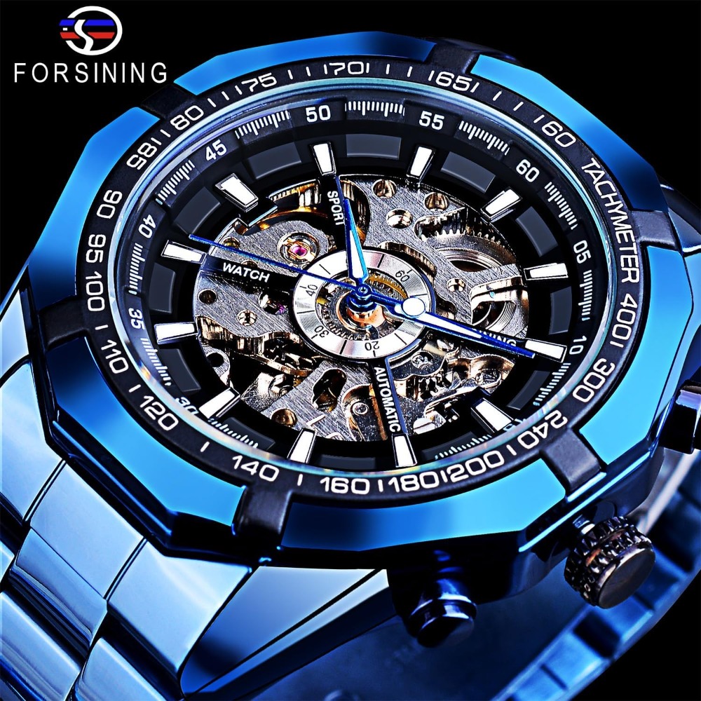 Men's Mechanical Watch Skeleto - Luxury Watch Image 评论和价格