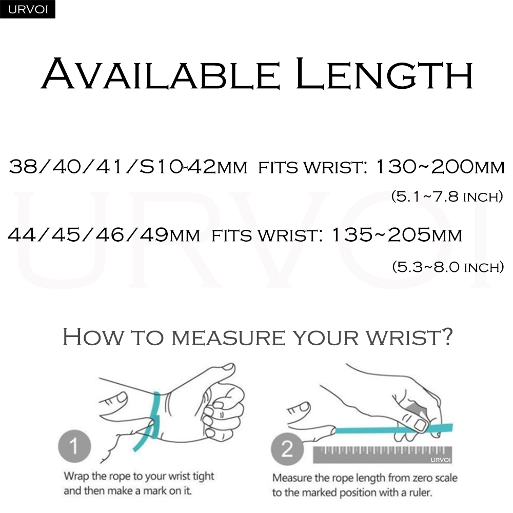 URVOI Luxury Men's Stainless S - Luxury Watch Apple Bands 评论和价格
