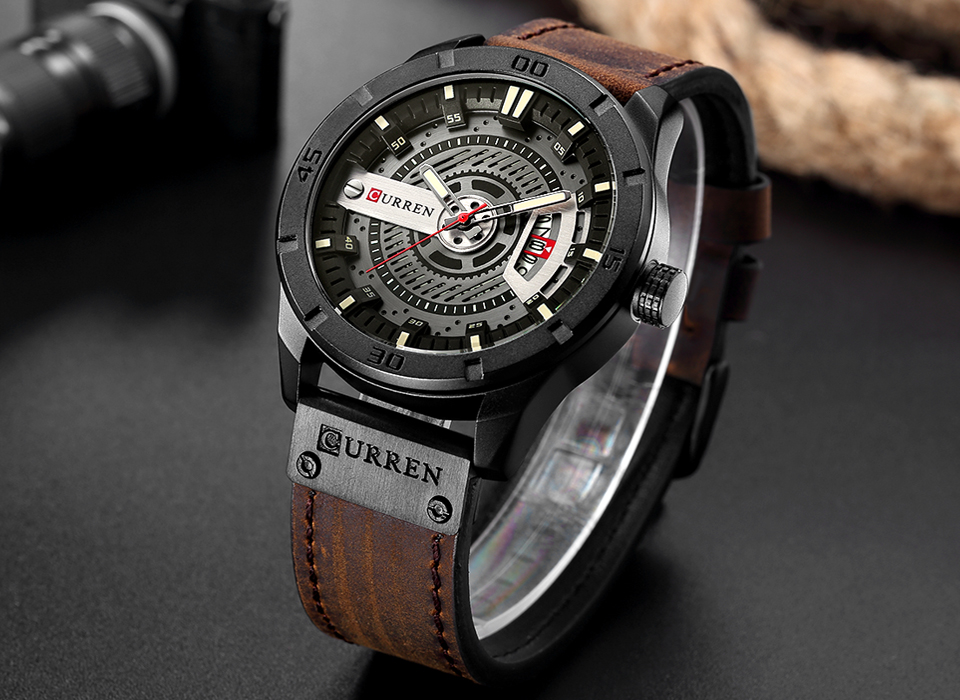 Luxury Watch Brand CURREN Men  - Luxury Watch Apple 评论和价格