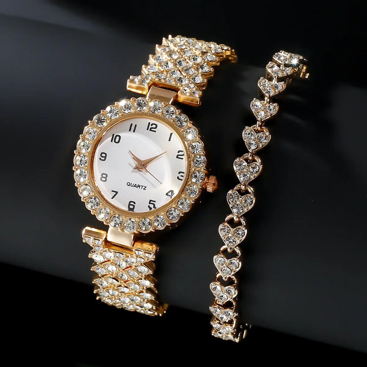 1pcs/2pcs Luxury Fashion Women - Luxury Watch For Sale 评论和价格