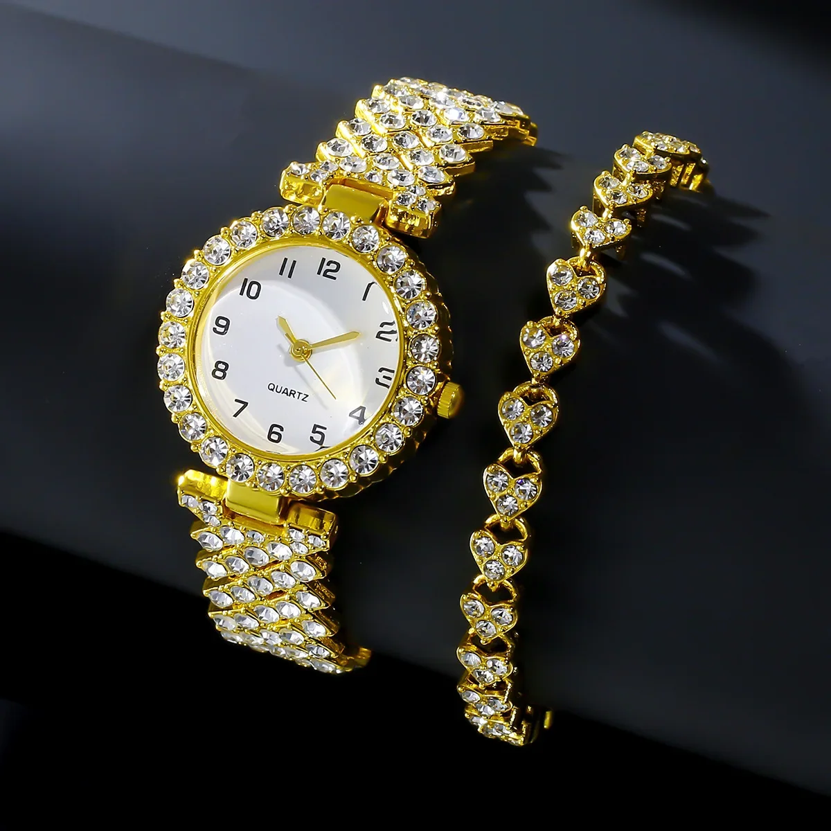 1pcs/2pcs Luxury Fashion Women - Luxury Watch For Sale 评论和价格