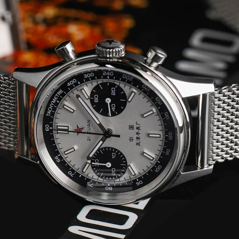 42mm China Aviation Chronograp - Chronograph Flyback Watch 评论和价格