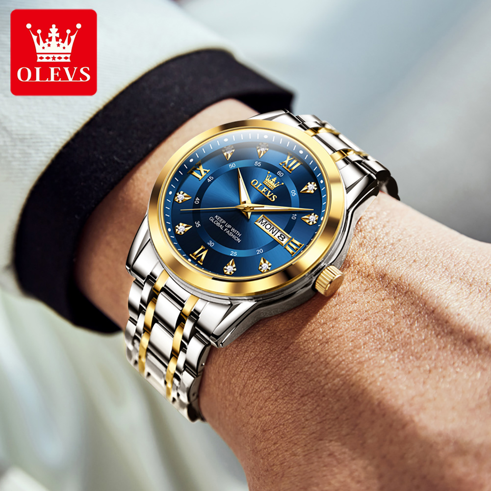 OLEVS Brand Fashion men's watc - Luxury Watch Wallpaper 评论和价格