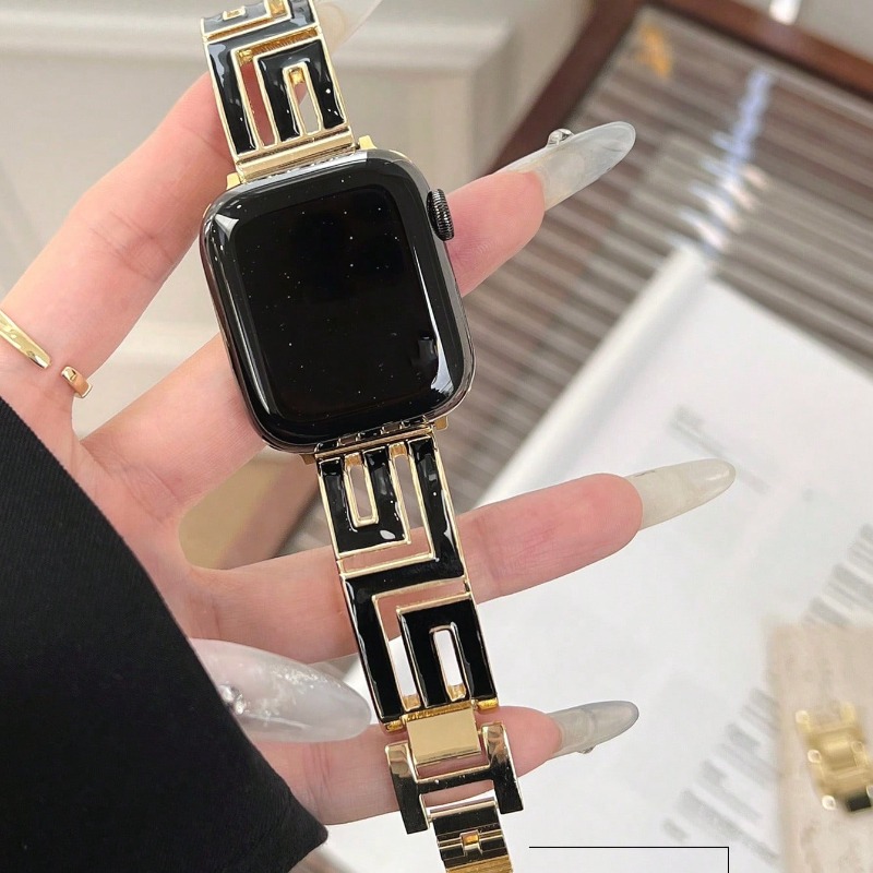 Luxury Metal Strap For Apple W - Luxury Watch Apple Bands 评论和价格