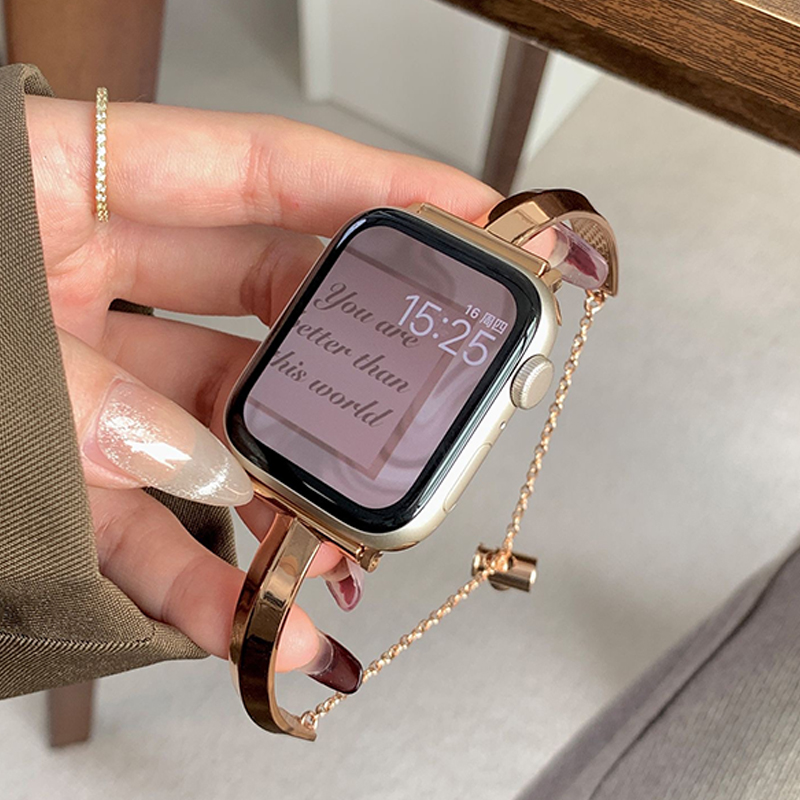 Luxury Metal Band For Apple Wa - Luxury Watch Apple Bands 评论和价格