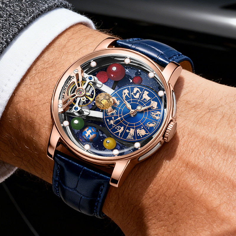 Starry Sky Watch Men's Skeleto - Luxury Watch On Sale 评论和价格