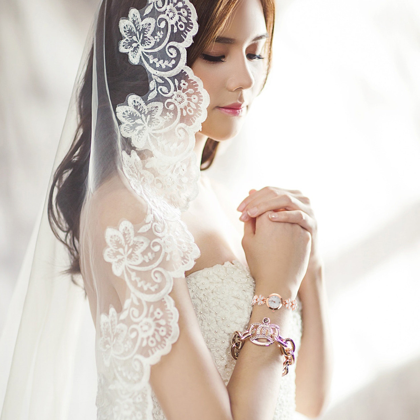 Exquisite Watch White Bracelet - Luxury Watch & Jewellery 评论和价格