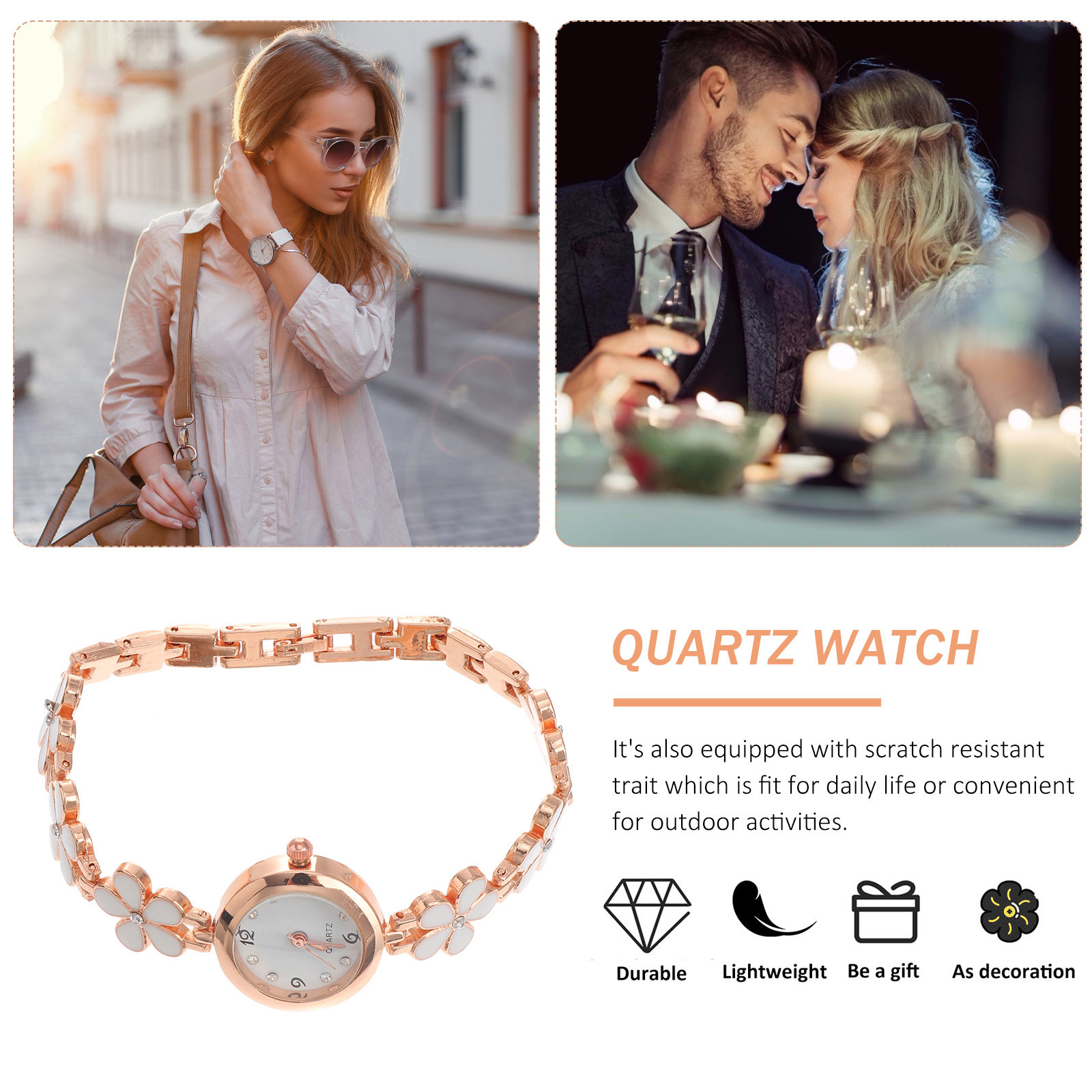 Exquisite Watch White Bracelet - Luxury Watch & Jewellery 评论和价格