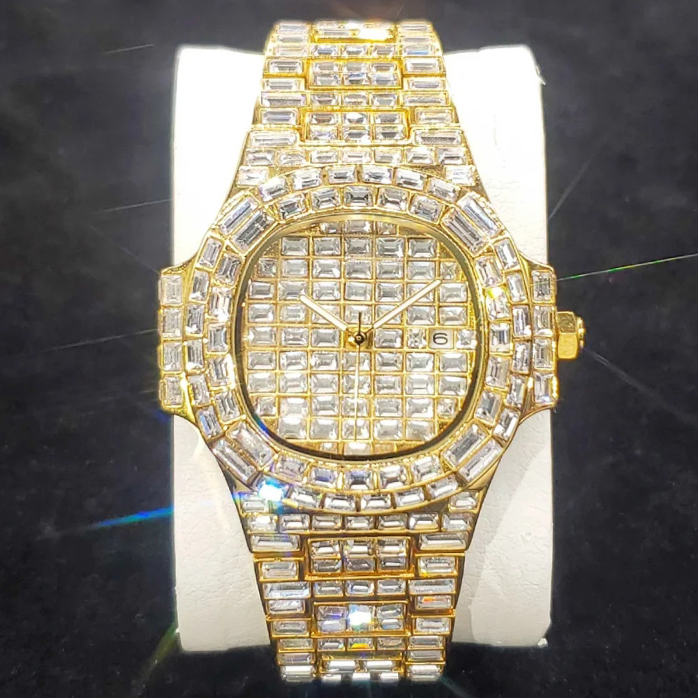 High Grade Full Stone Wrist Wa - Luxury Watch Grade 评论和价格