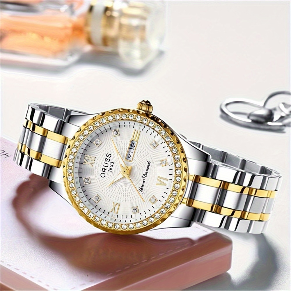 Women's watch room Gold with w - Luxury Watch Grade 评论和价格