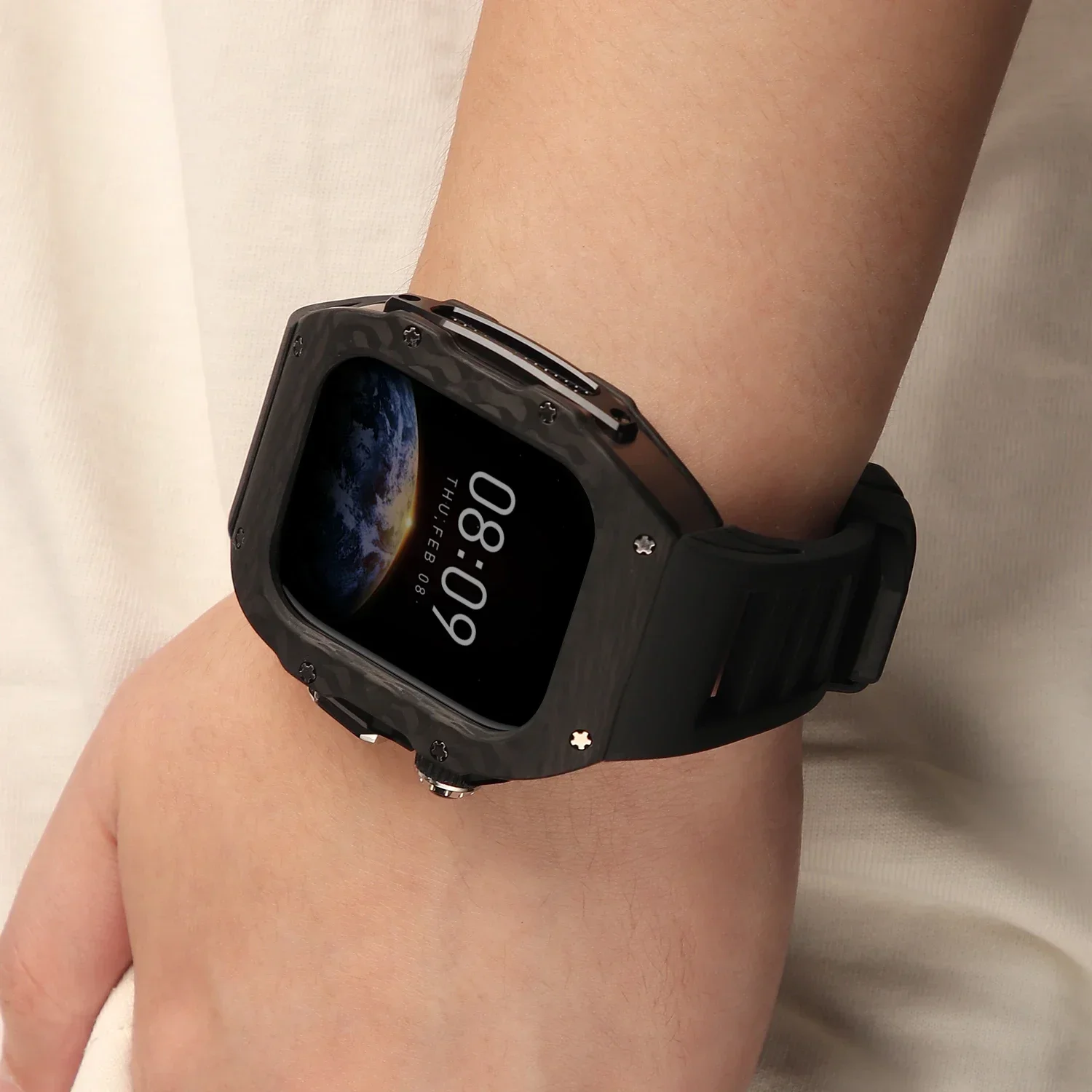 Carbon Fiber Case For Apple Wa - Luxury Watch Apple 评论和价格
