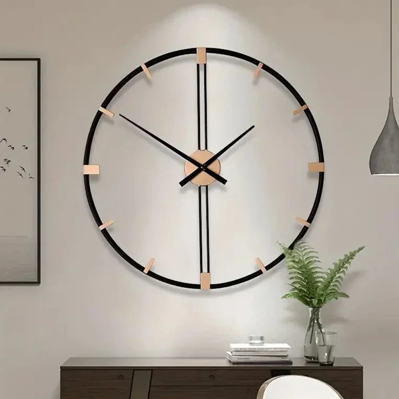 Nordic Wall Clocks Metal Wall  - Luxury Watch Wall Clock 评论和价格