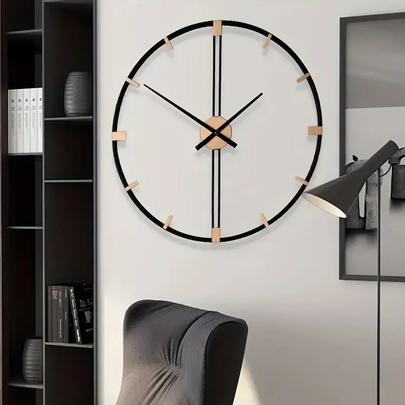Nordic Wall Clocks Metal Wall  - Luxury Watch Wall Clock 评论和价格
