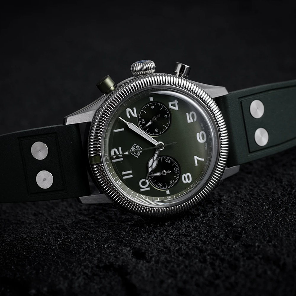 IXDAO 2026 New Pilot 39mm VK64 - Chronograph Flyback Watch 评论和价格